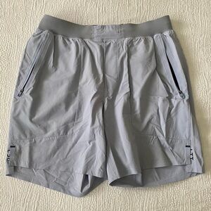 ULULEMON SHORTS 7” LINERLESS LIGHT BLUE